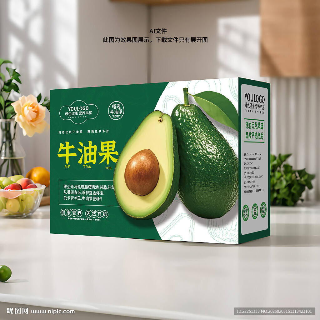 牛油果包裝盒