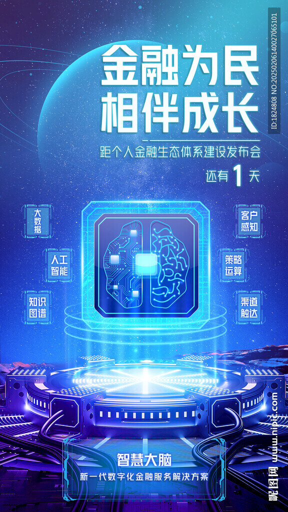 科技金融海報