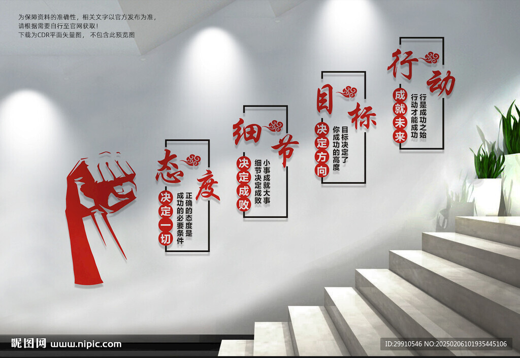企業(yè)樓梯文化墻