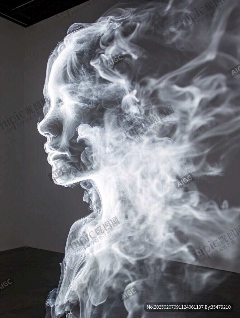 煙霧壁畫