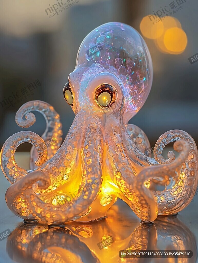 章魚腳燈箱