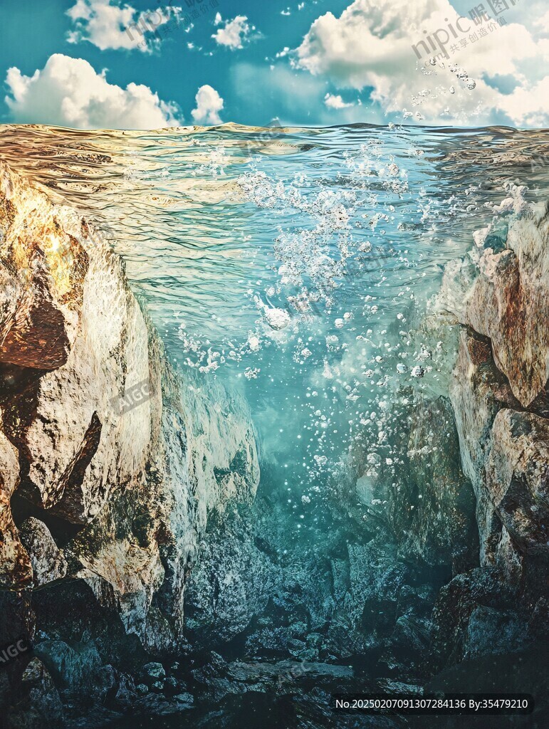 夢幻水底砂石