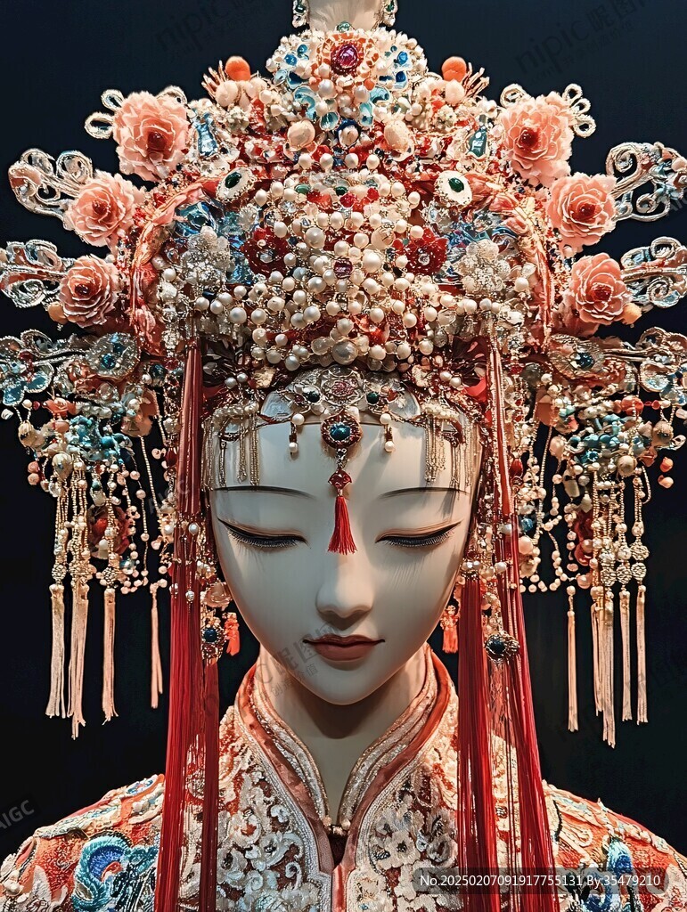 花旦雕塑