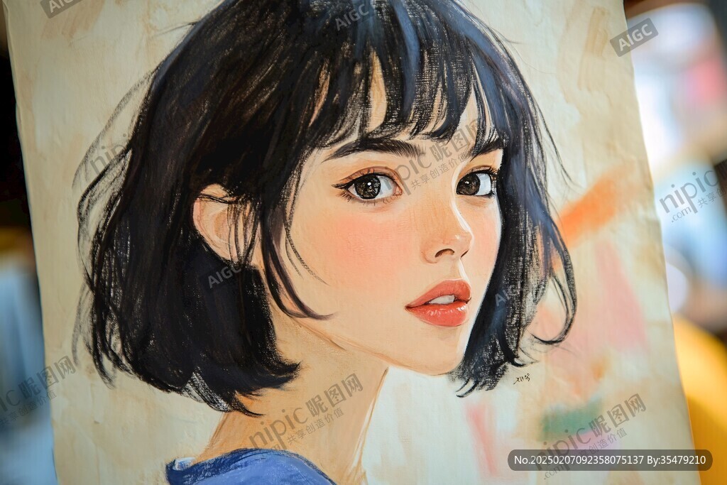 彩鉛少女