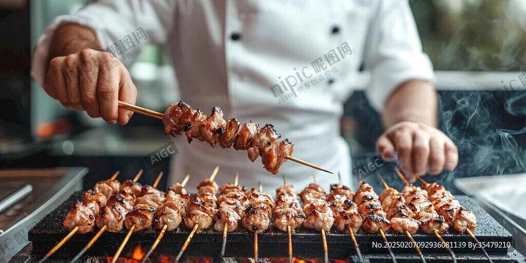 烤羊肉串氛圍