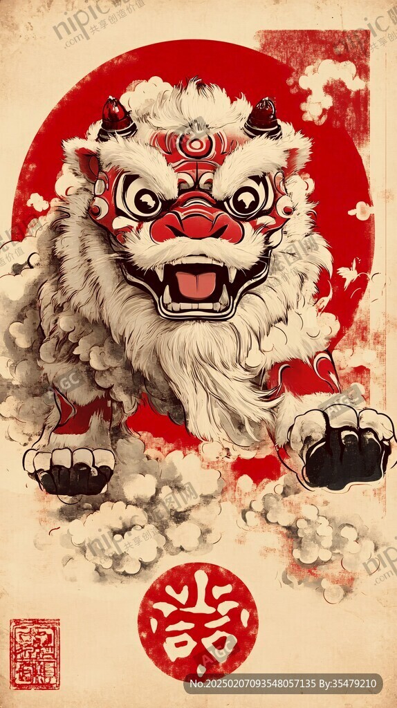醒獅系列插畫(huà)
