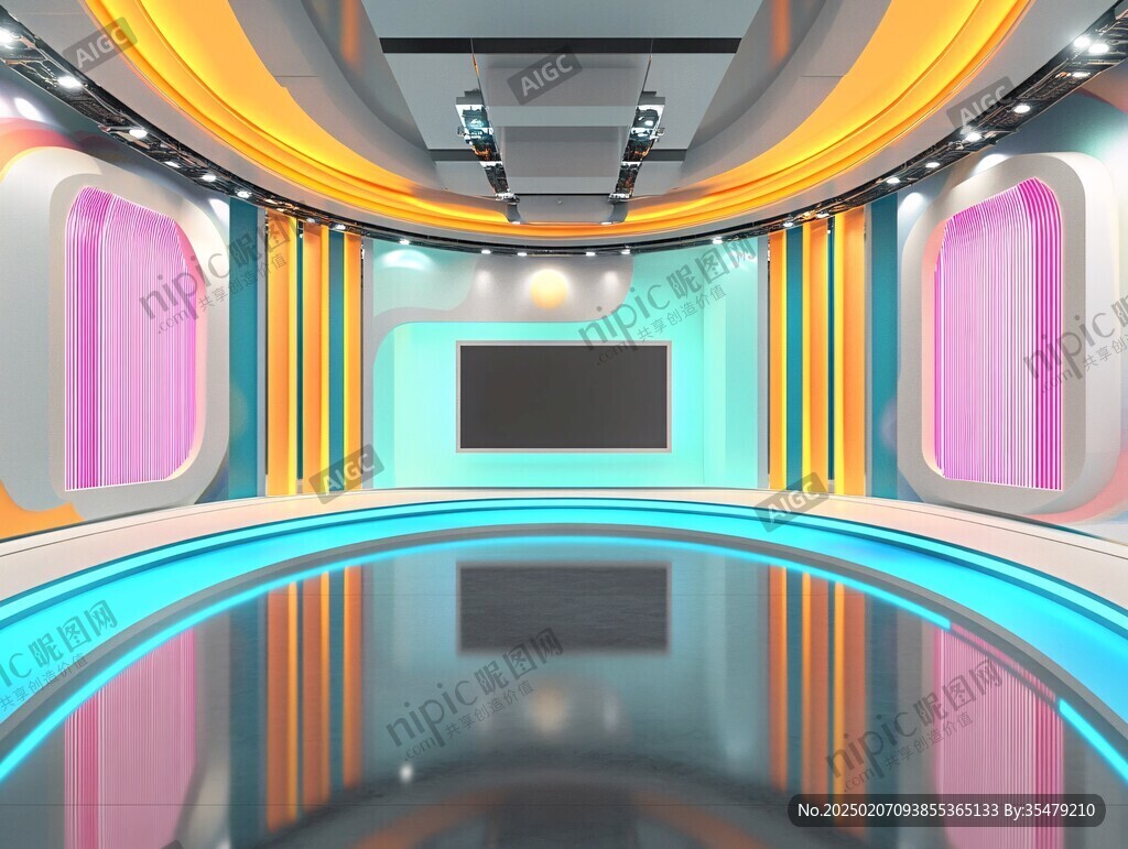 簡約演播室