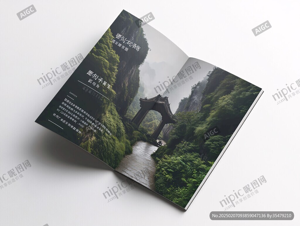 景區(qū)畫冊設計