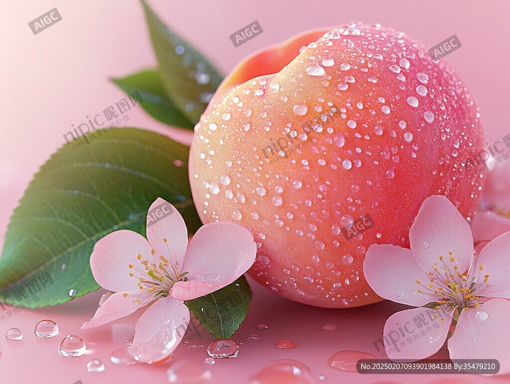水蜜桃背景圖