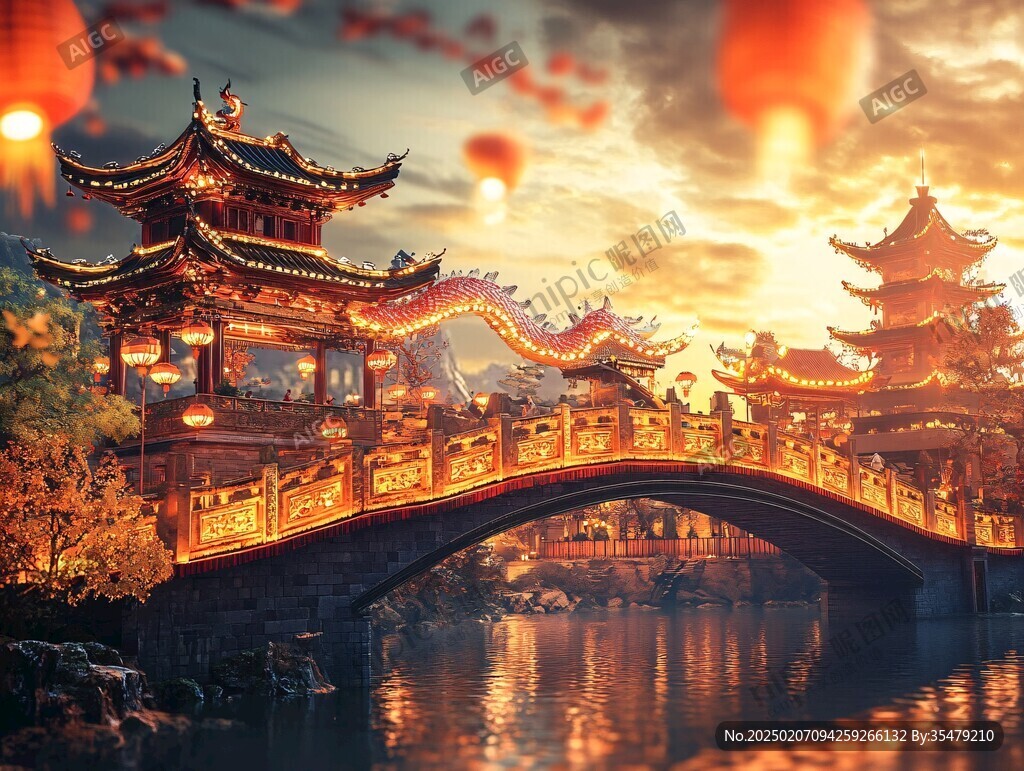 長(zhǎng)橋樓閣