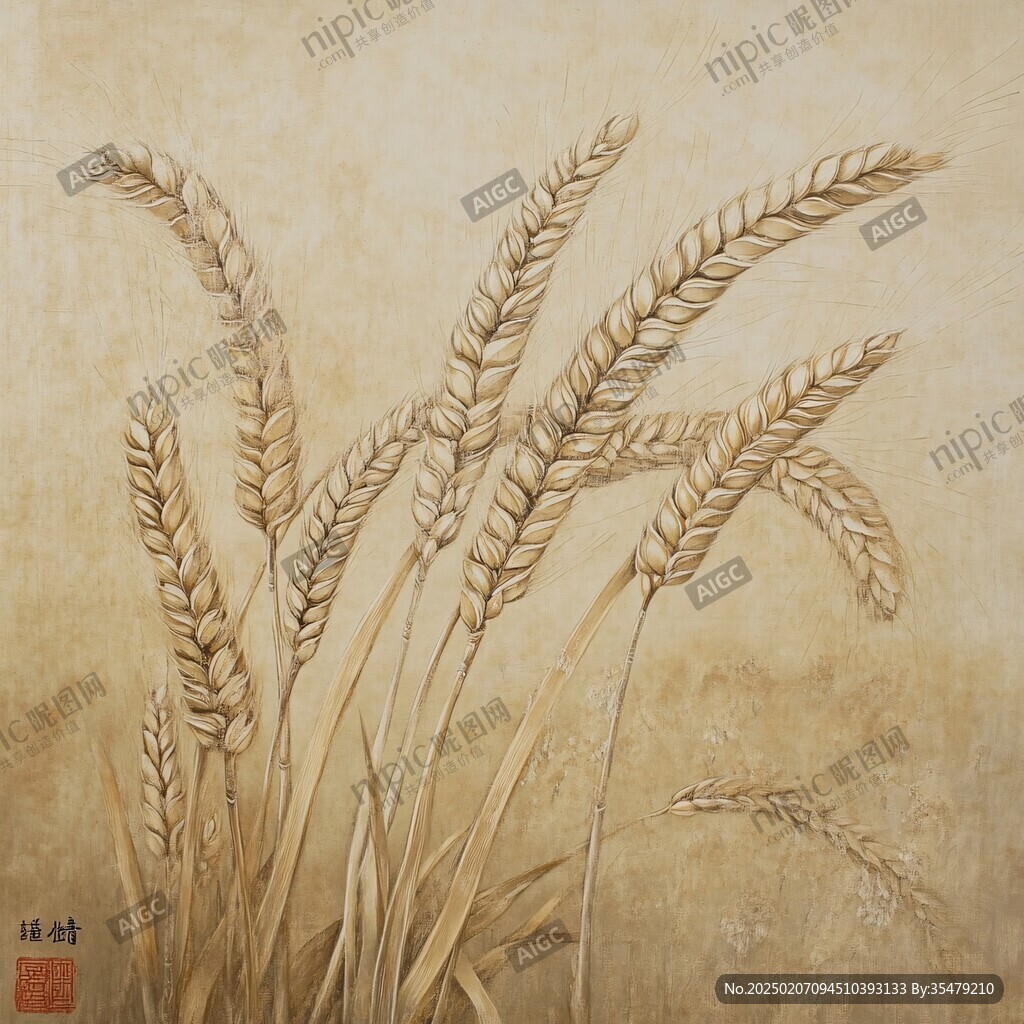 小麥壁畫