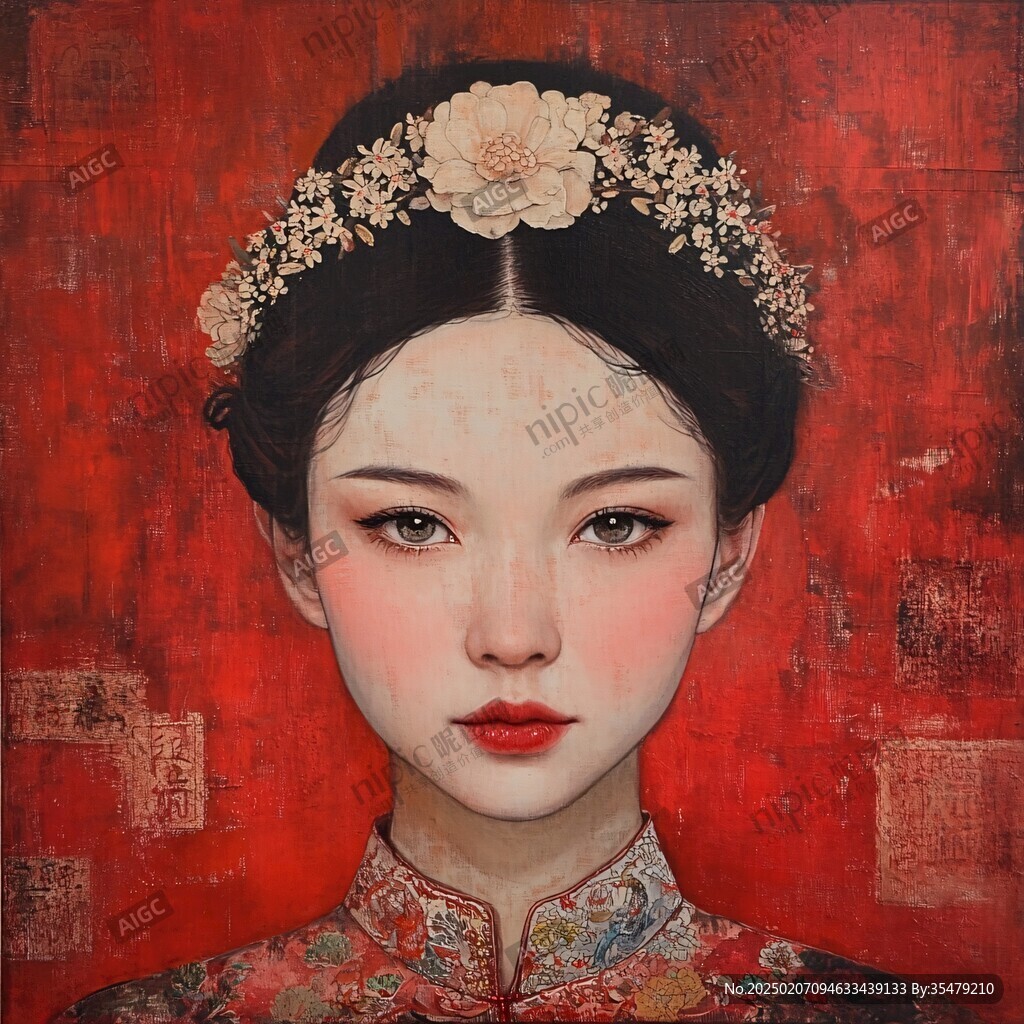丙烯畫人物