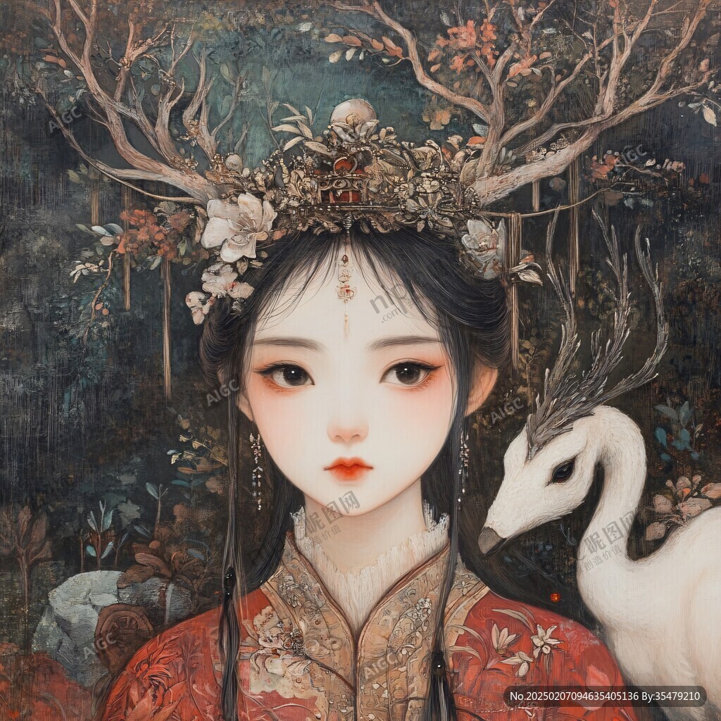 古裝鹿姑娘