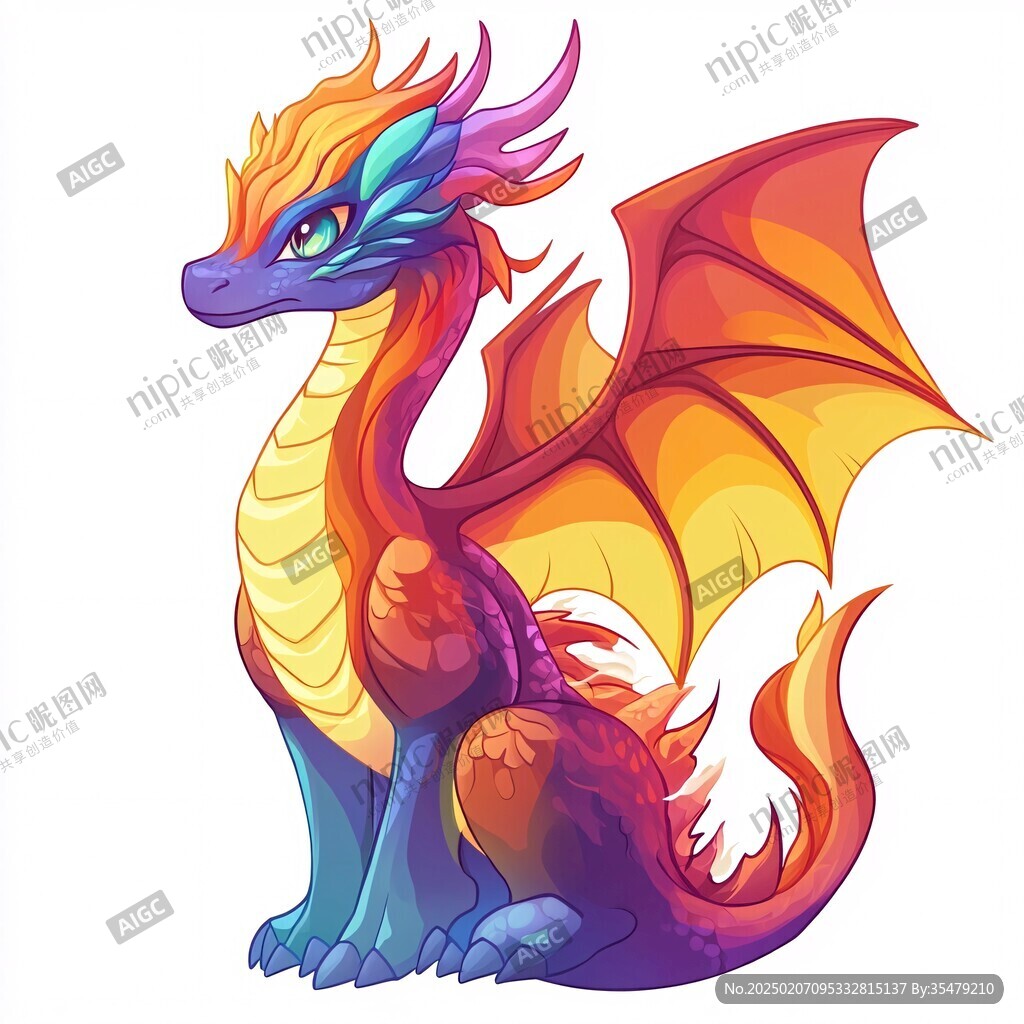 q版龍卡通龍造型