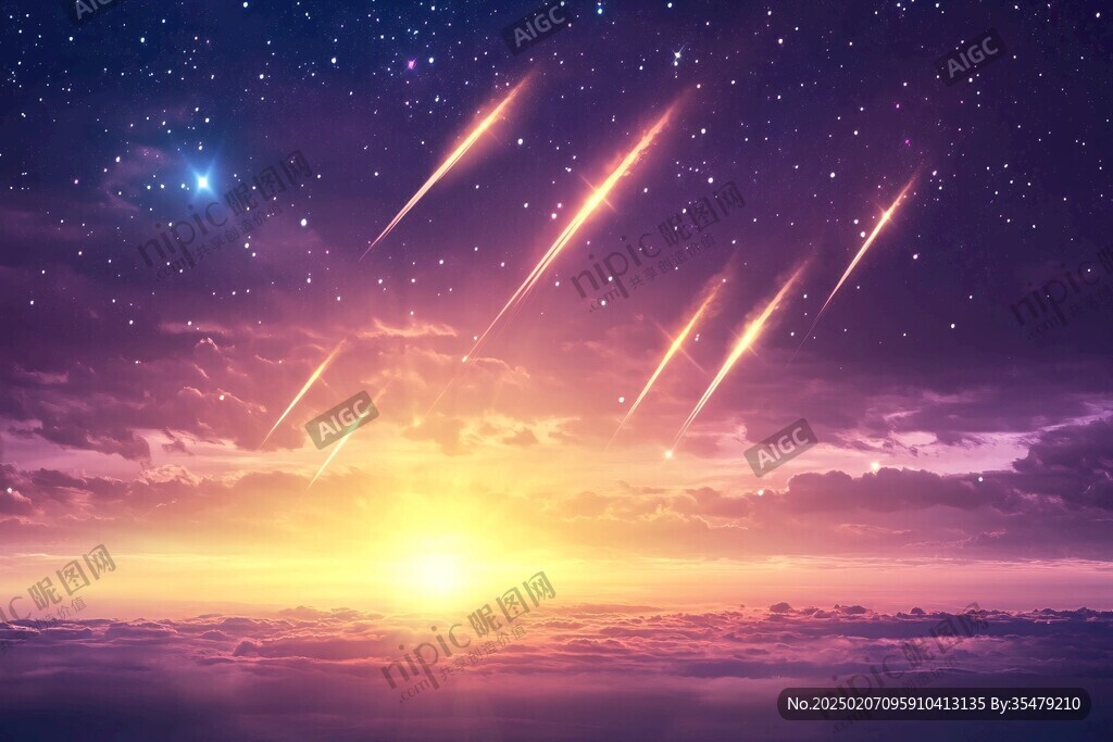 唯美流星雨