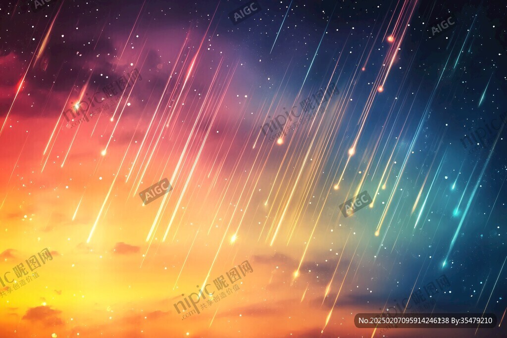 唯美流星雨