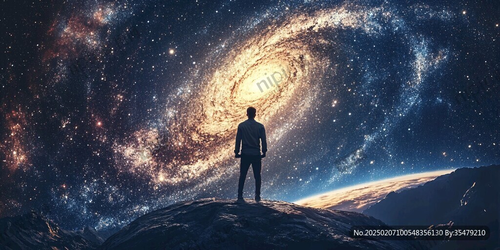 唯美宇宙會(huì)議背景