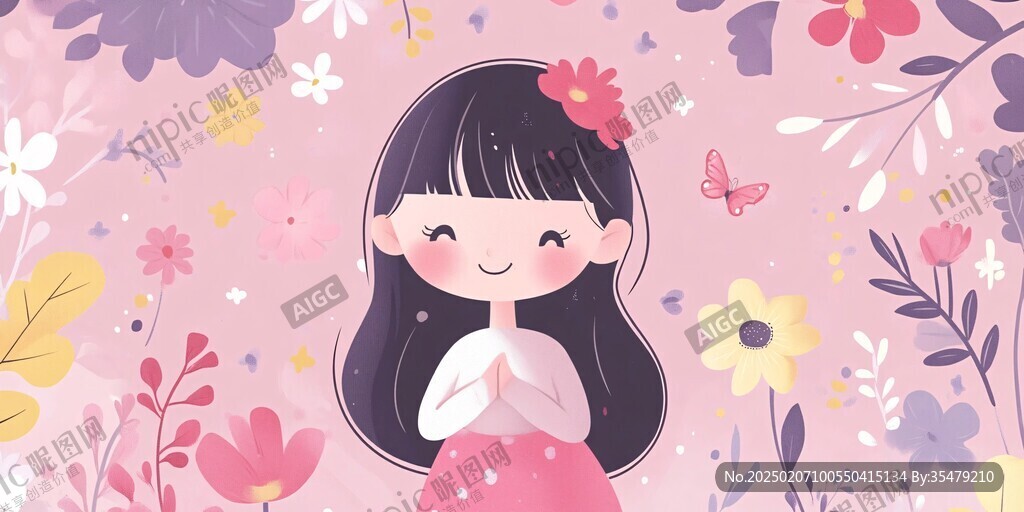 女神節插畫
