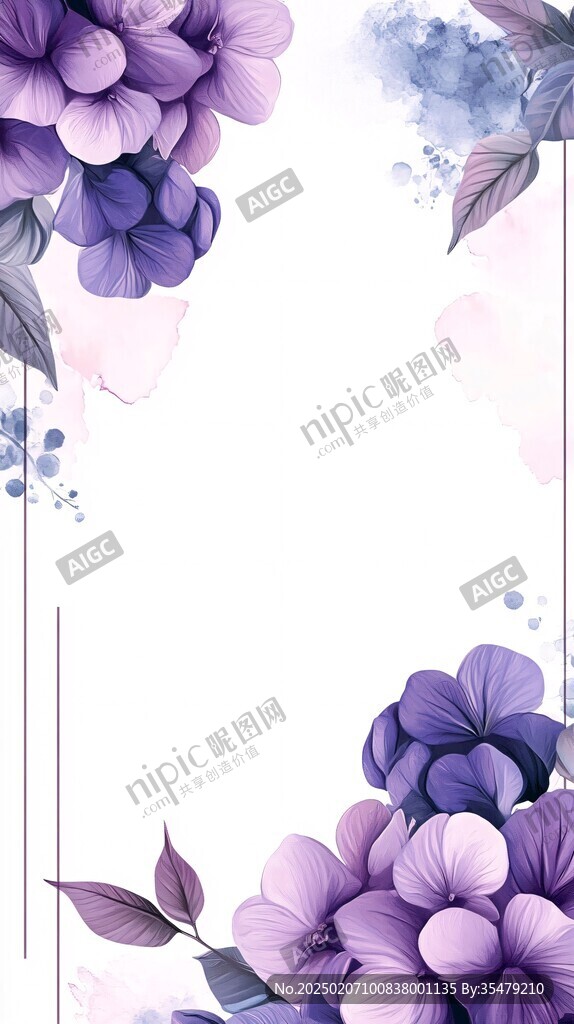 花朵海報(bào)背景