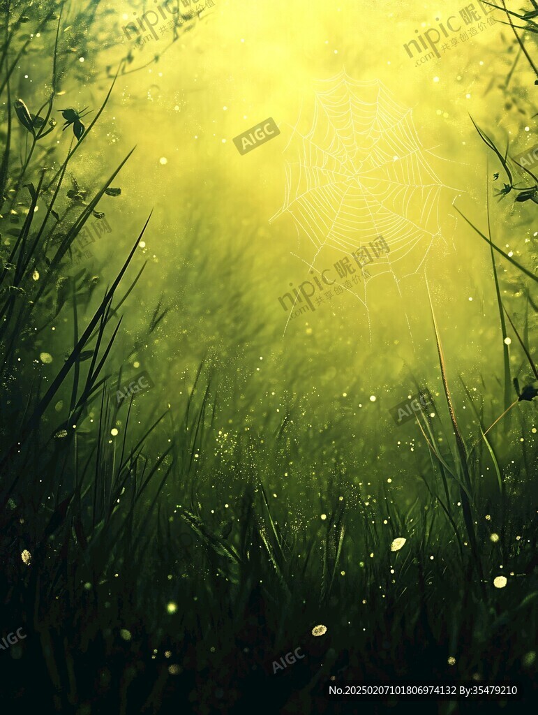 草叢蜘蛛網(wǎng)