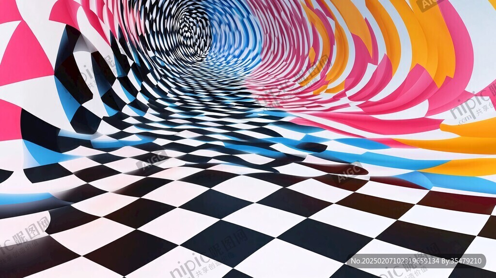 3d立體圈圈背景