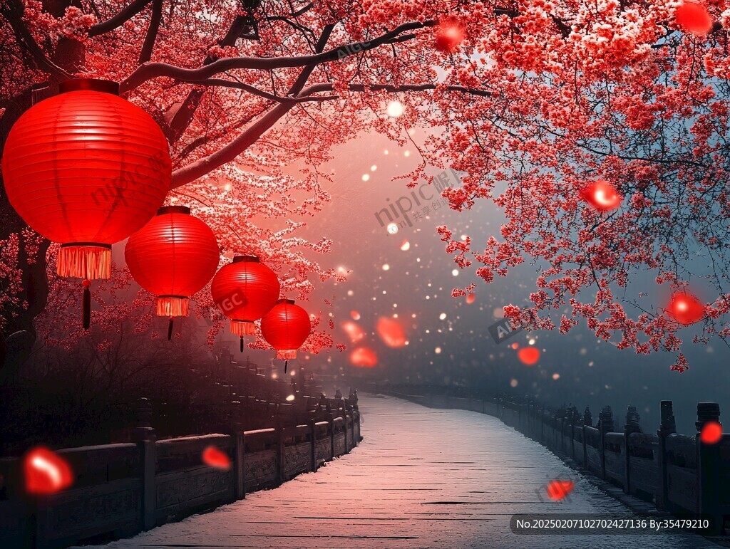 唯美紅燈籠