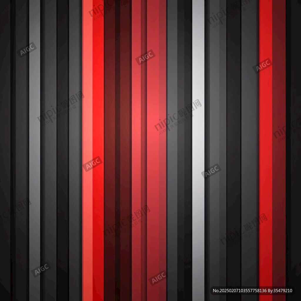紅黑抽象條紋