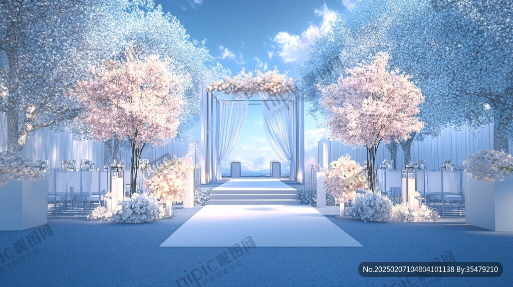 婚禮展示區(qū)效果圖