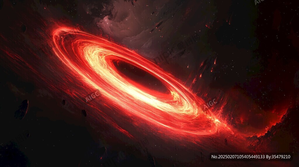 宇宙黑洞背景海報