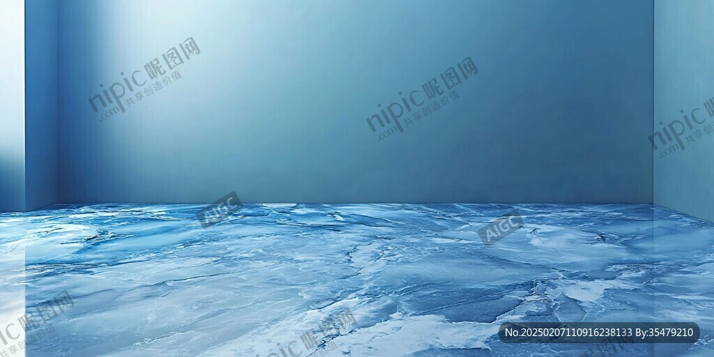 3d冰河地板化