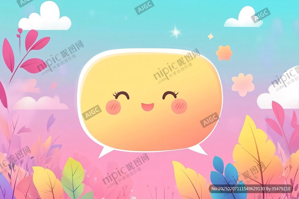 卡通治愈插畫(huà)背景