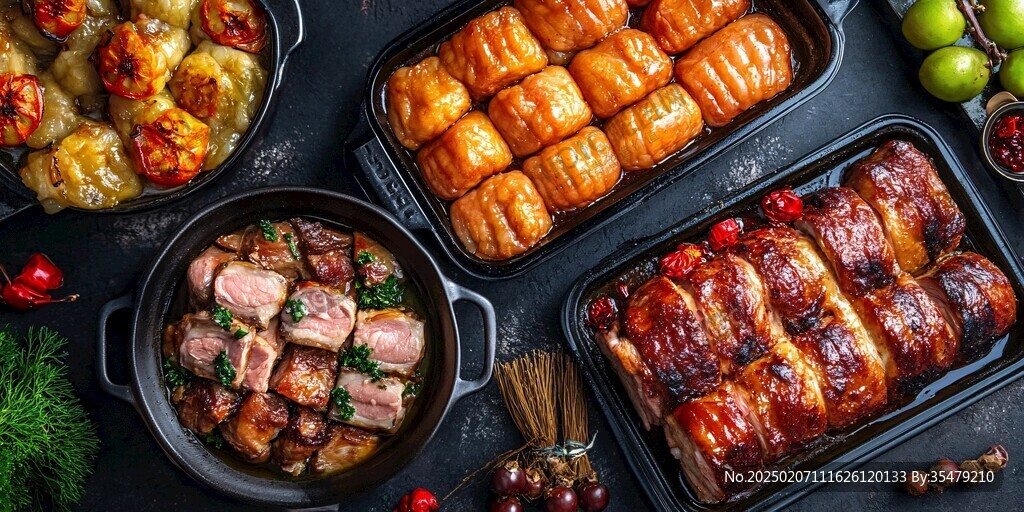 熟食場景圖