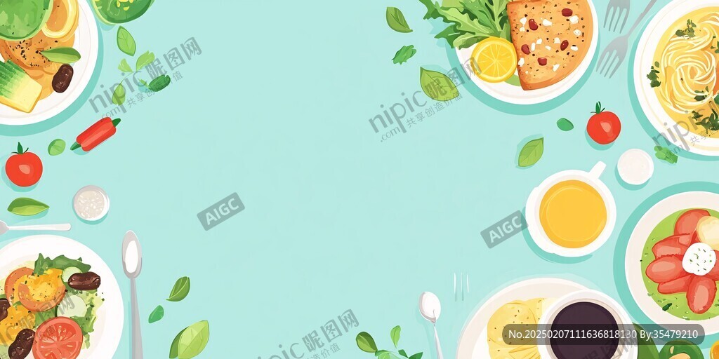 輕食食p圖背景