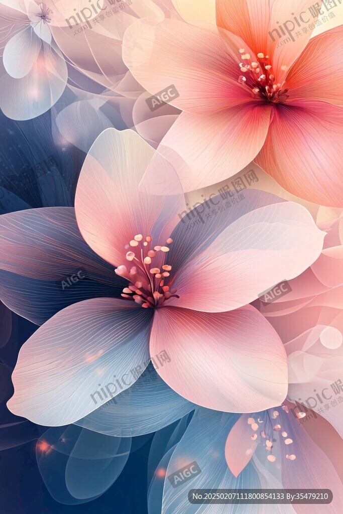 炫彩花朵壁紙