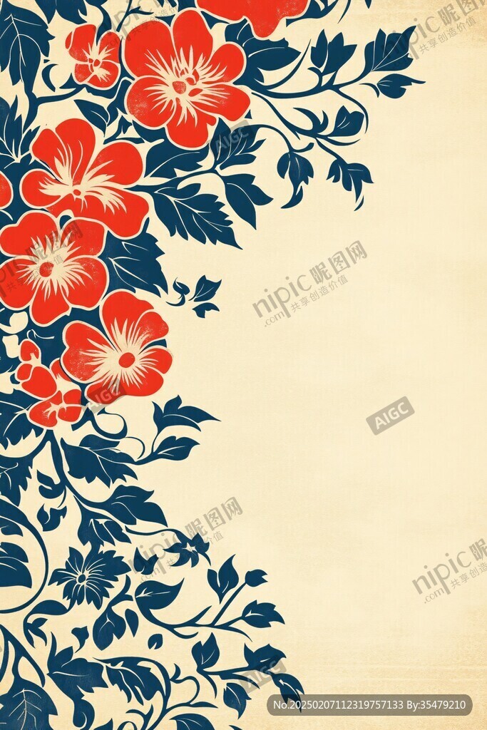 花底紋海報(bào)