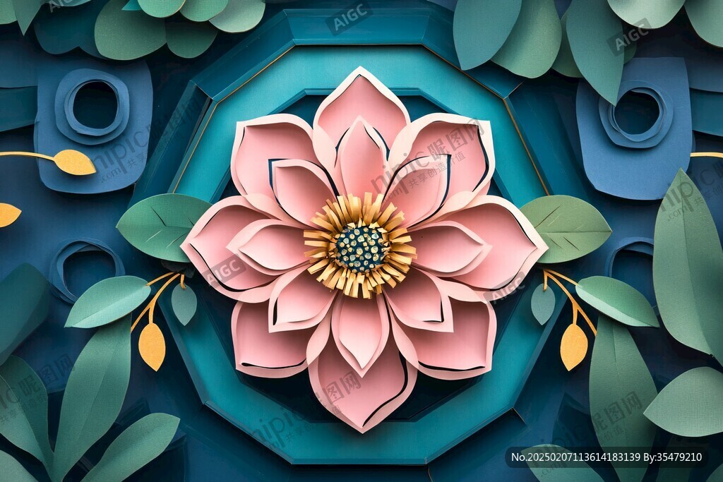 3d荷花背景