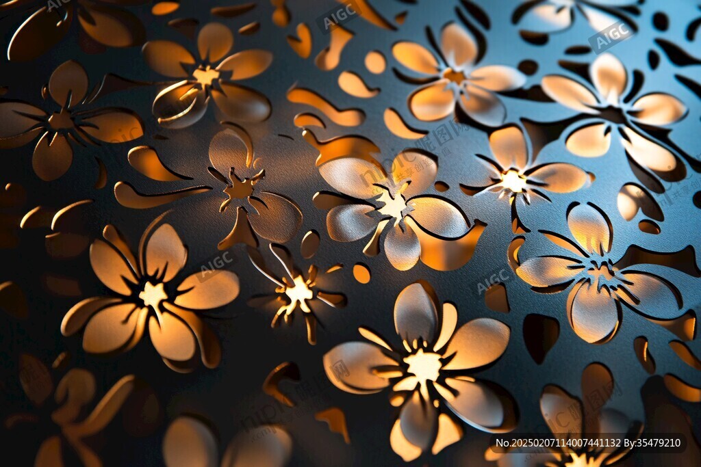 3d立體金屬花紋