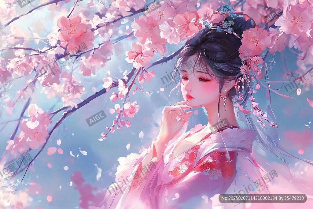 唯美古風少女