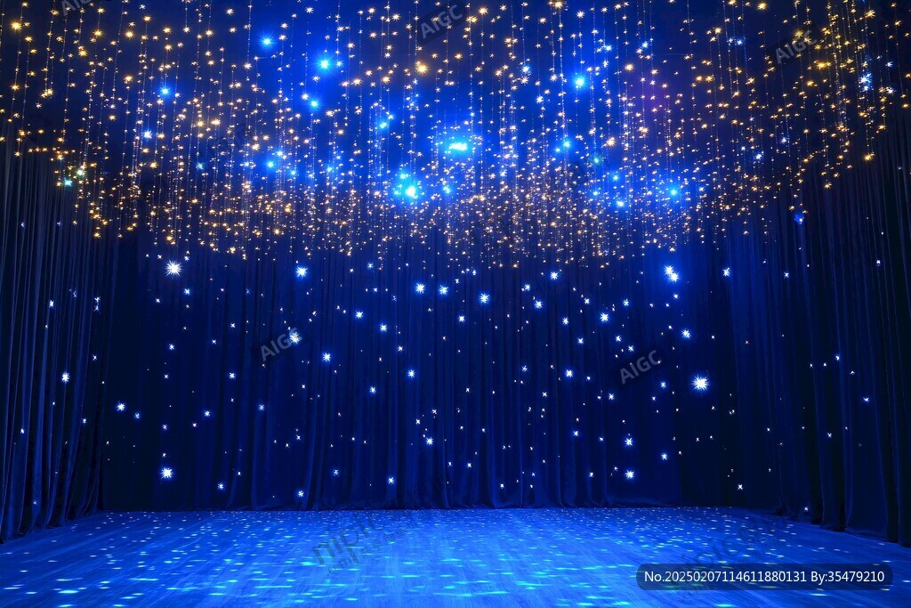 星光舞臺創意舞臺背景