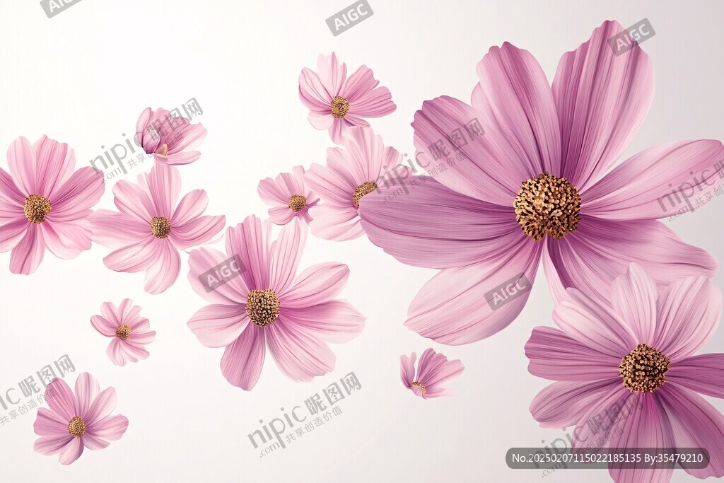格桑花插畫