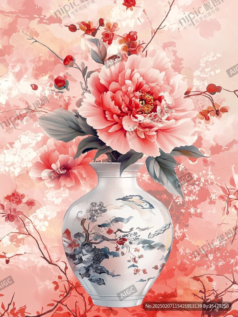 牡丹賞瓶