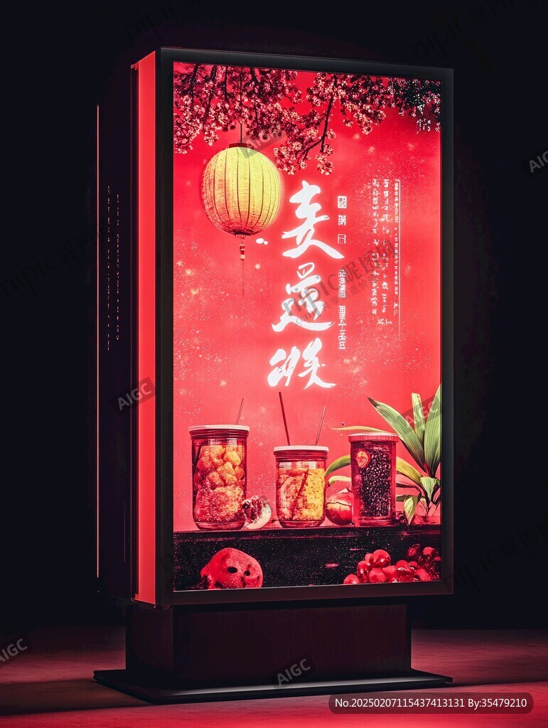 冰糖葫蘆燈箱