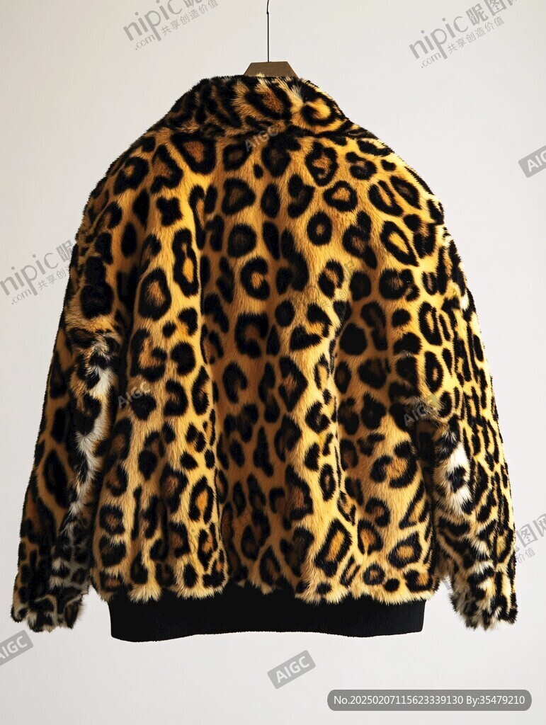 脫落豹紋服裝