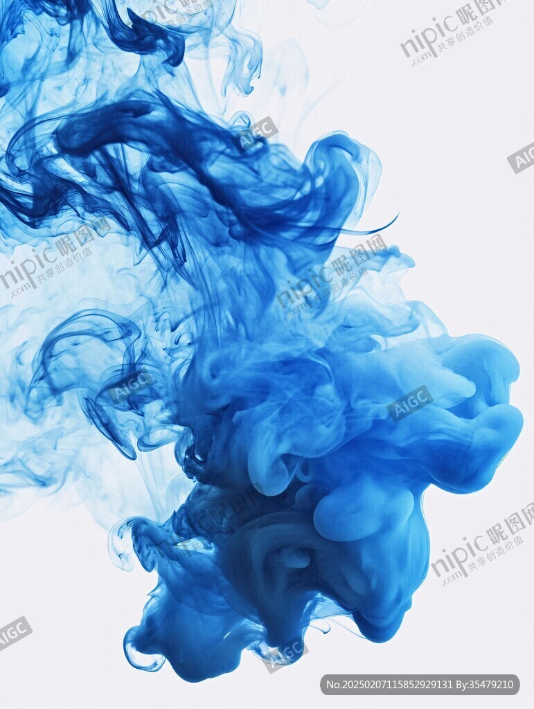 煙霧暈染潑墨