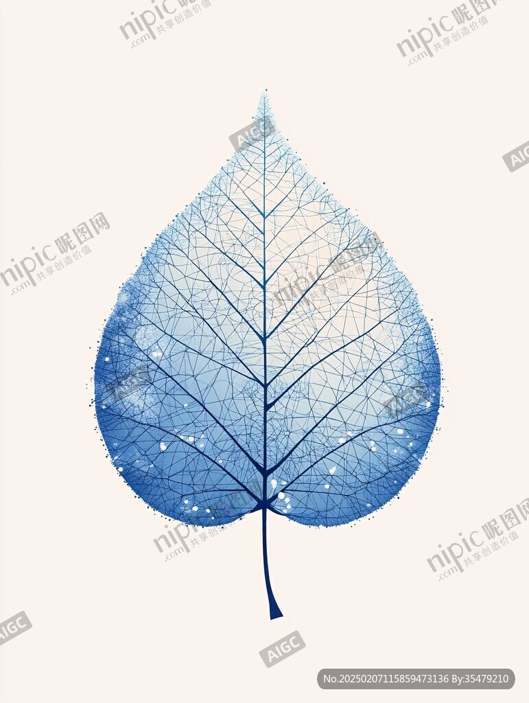 葉脈插畫