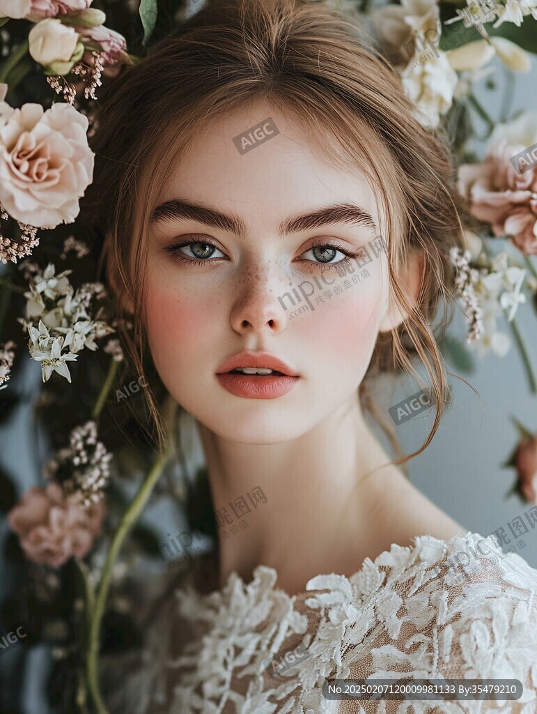 唯美花間美人