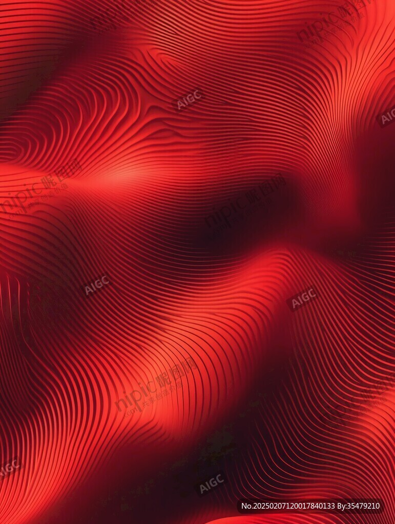 線條喜慶條紋紅色漸變