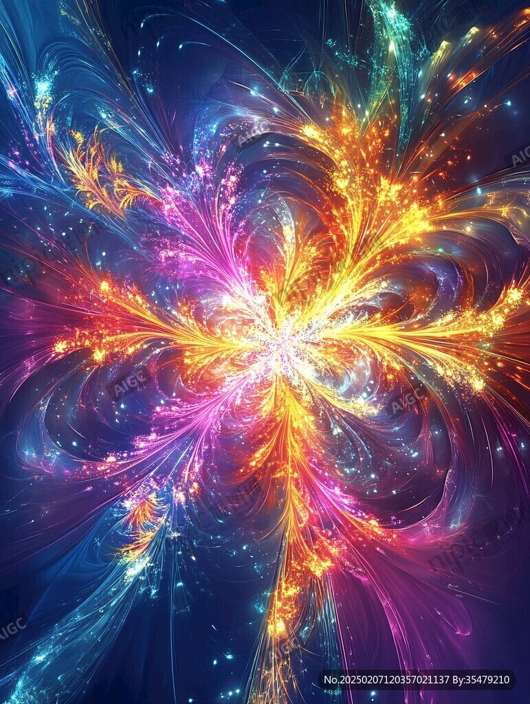 旋轉花紋絢麗幻彩簡潔