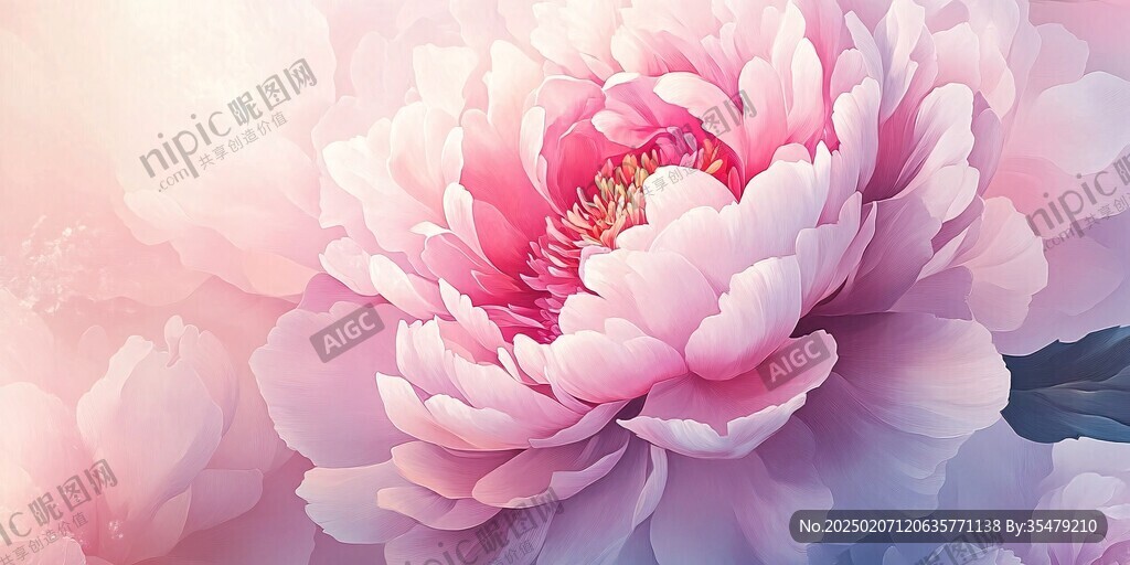 夢幻牡丹花