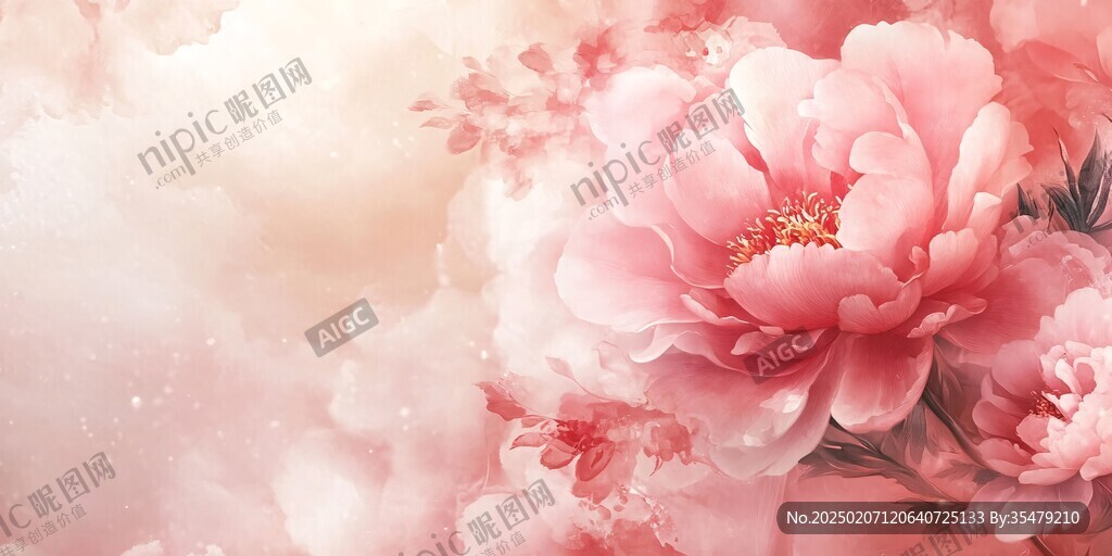 夢幻牡丹花